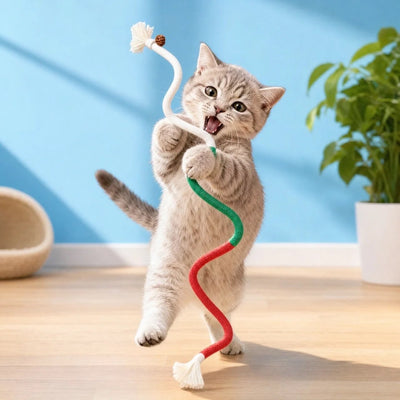 PawSnoozie™ Interactive Cat Chew Ropes - PawSnoozie